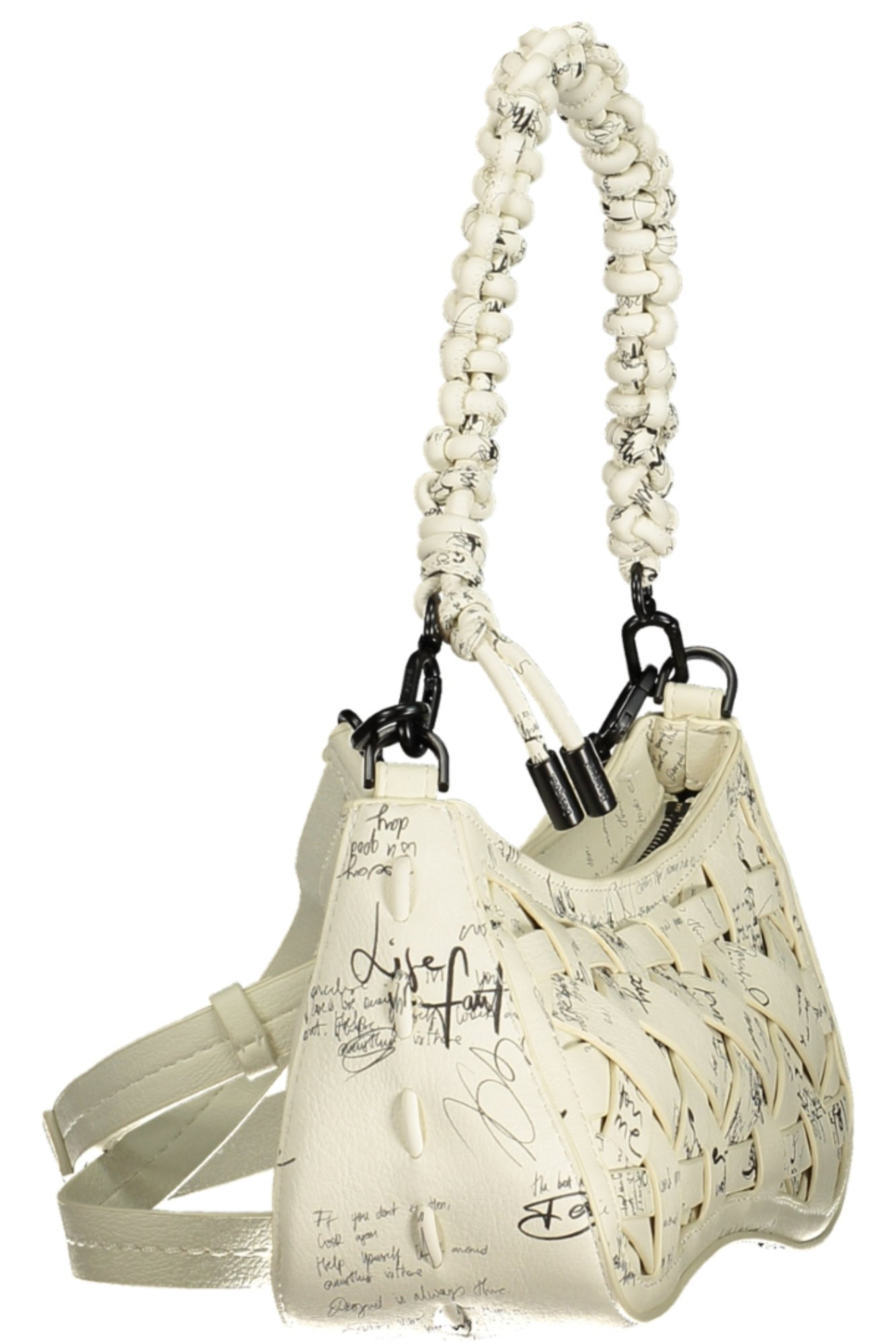 DESIGUAL WOMEN'S WHITE BAG - Image 3
