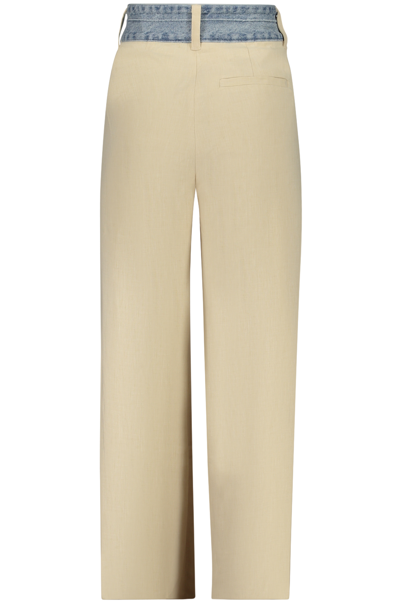 DESIGUAL WOMEN'S BEIGE TROUSERS - Image 2