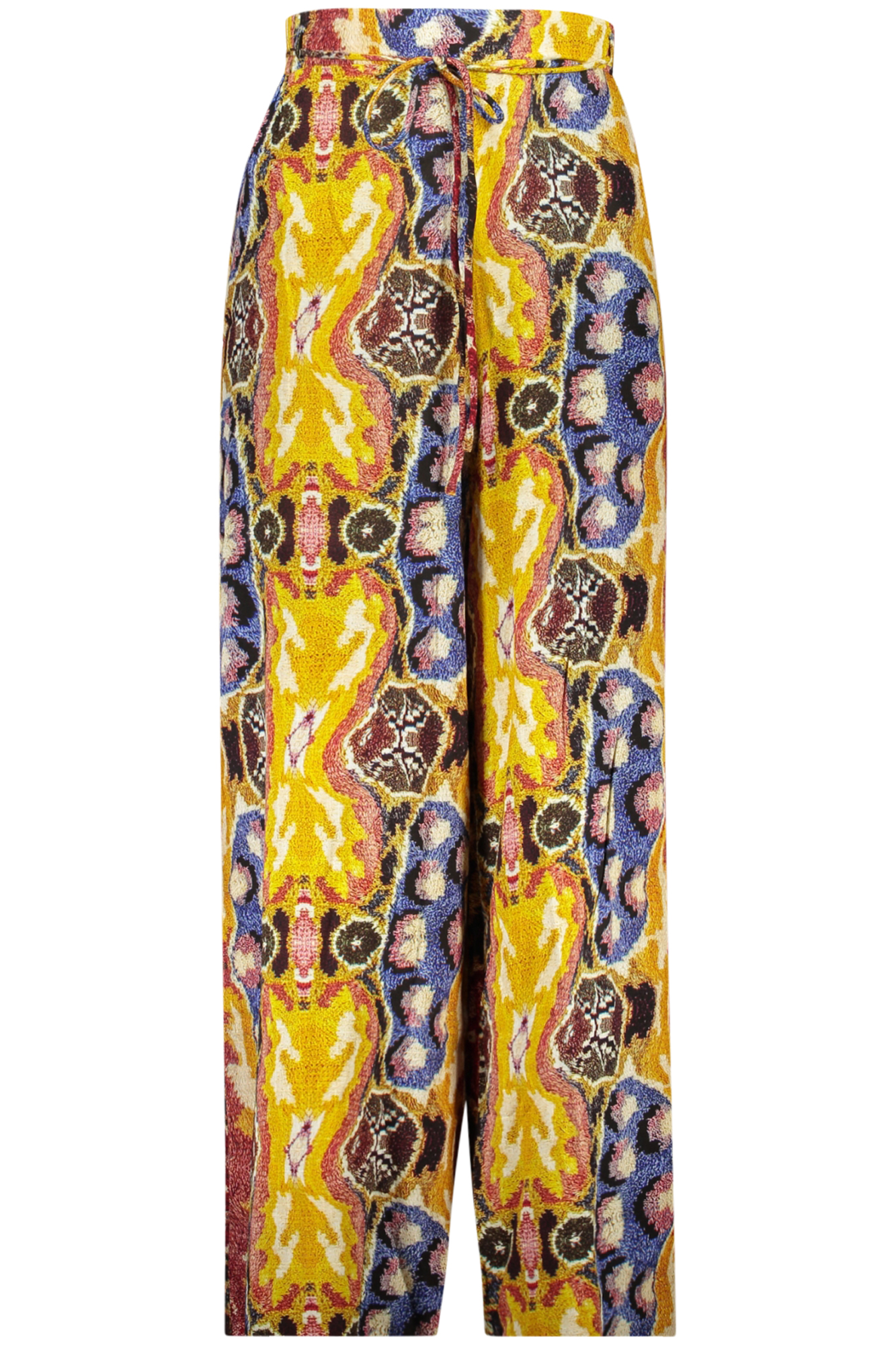 DESIGUAL WOMEN'S YELLOW TROUSERS DESIGUAL