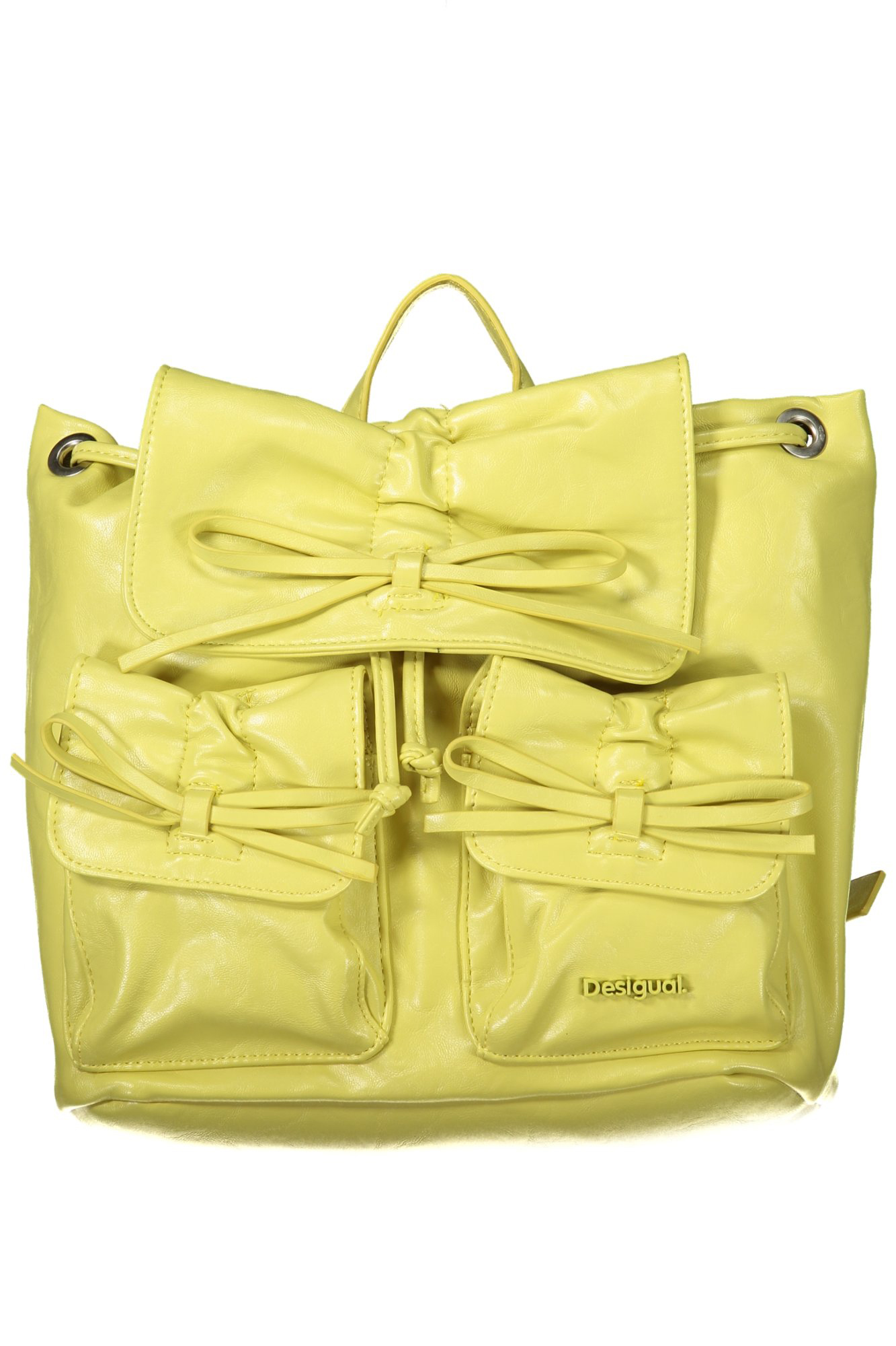 DESIGUAL WOMEN'S YELLOW BACKPACK DESIGUAL