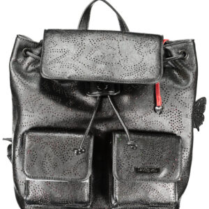 DESIGUAL WOMEN'S BLACK BACKPACK DESIGUAL