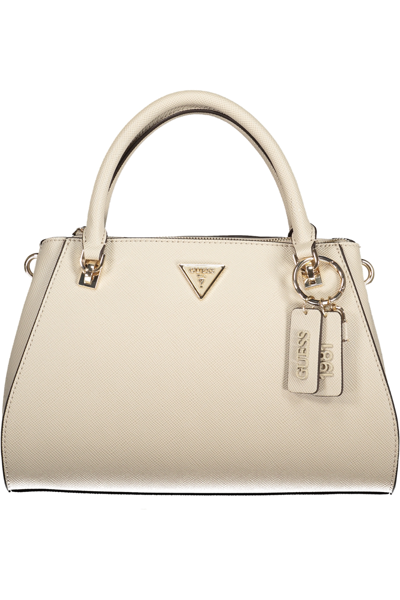 GUESS JEANS WOMEN'S BEIGE BAG GUESS JEANS