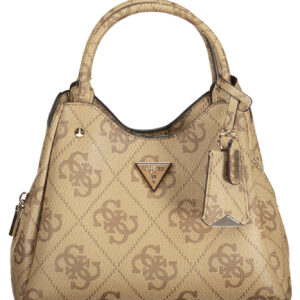 GUESS JEANS WOMEN'S BEIGE BAG GUESS JEANS