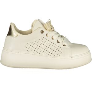 LAURA BIAGIOTTI WOMEN'S WHITE SPORTS SHOES LAURA BIAGIOTTI