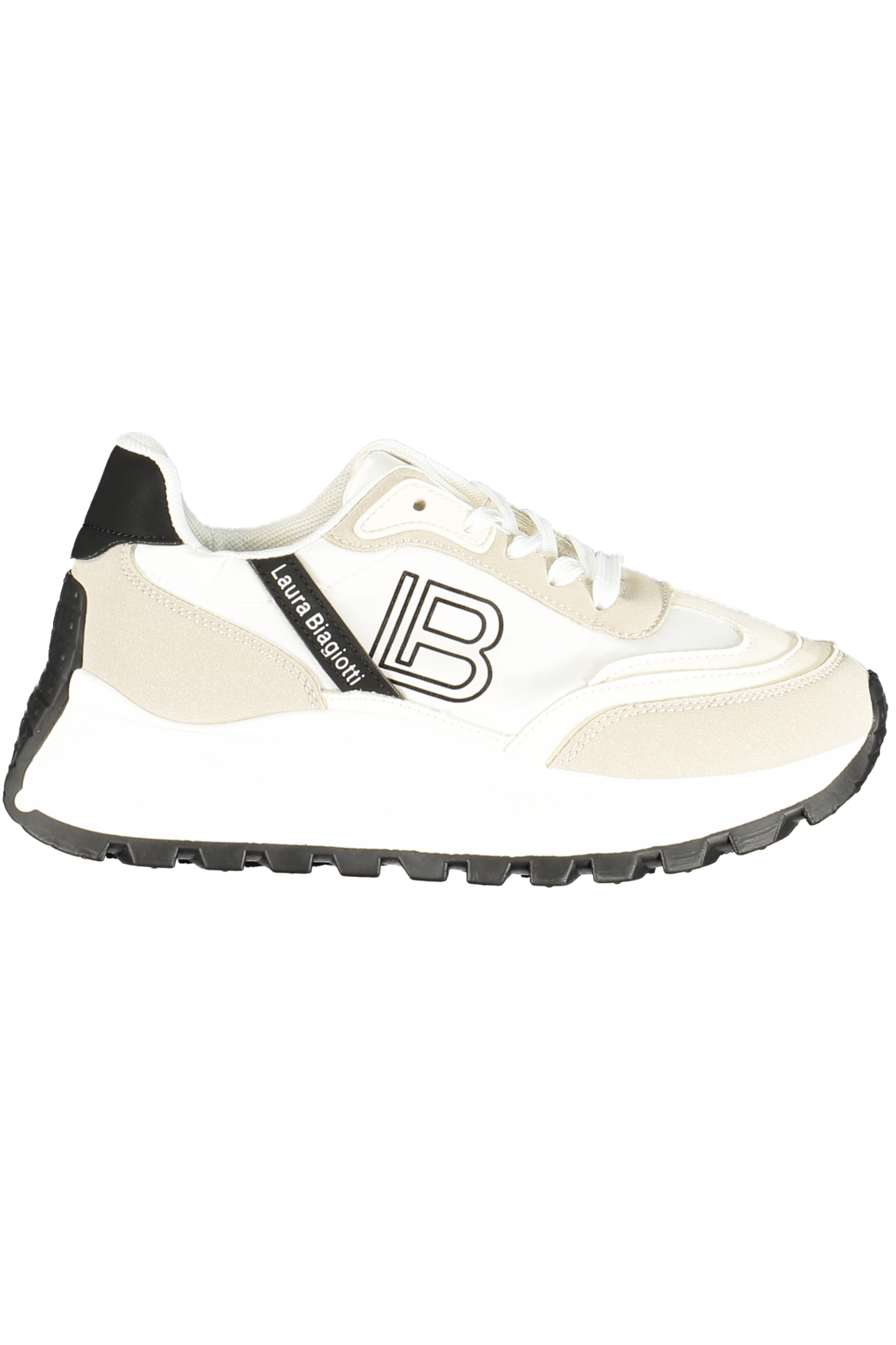 LAURA BIAGIOTTI WOMEN'S WHITE SPORTS SHOES LAURA BIAGIOTTI