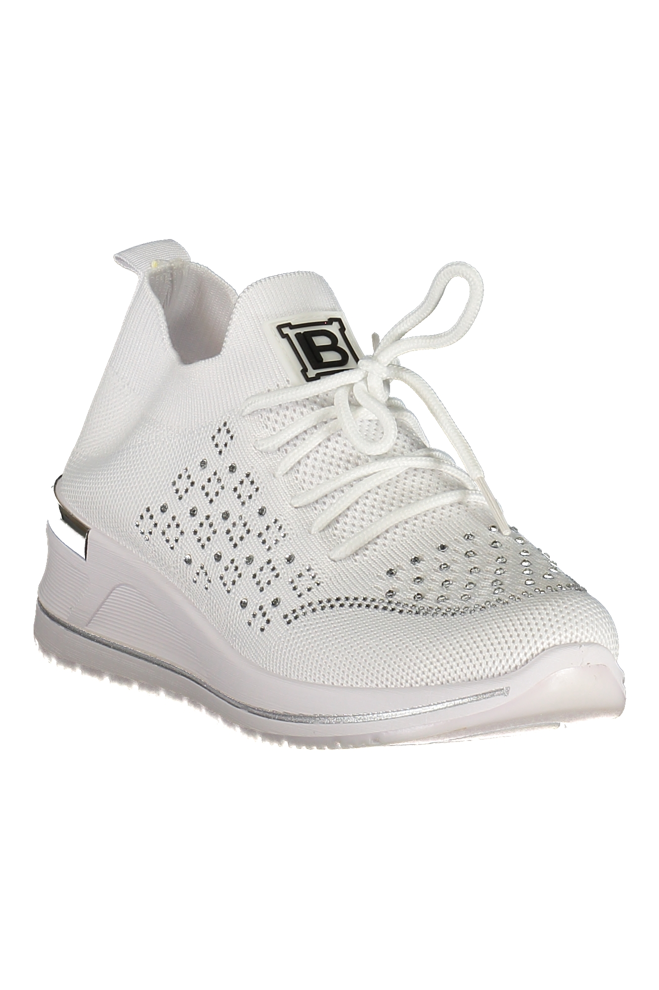 LAURA BIAGIOTTI WOMEN'S WHITE SPORTS SHOES - Image 2