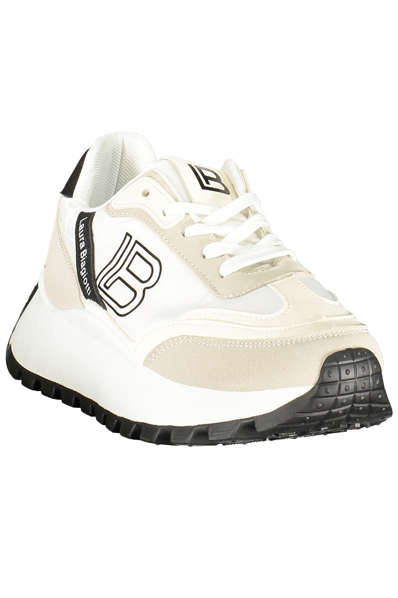 LAURA BIAGIOTTI WOMEN'S WHITE SPORTS SHOES - Image 2