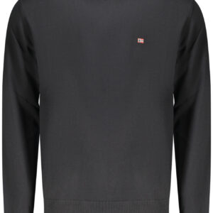 NAPAPIJRI MEN'S BLACK SWEATER NAPAPIJRI