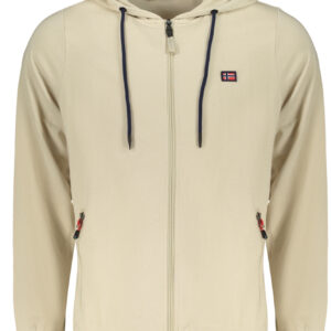 NORWAY 1963 MEN'S BEIGE ZIP-UP SWEATSHIRT NORWAY 1963