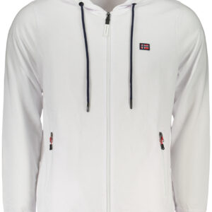 NORWAY 1963 MEN'S WHITE ZIP-UP SWEATSHIRT NORWAY 1963