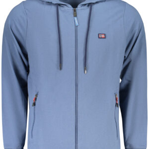NORWAY 1963 MEN'S BLUE ZIP-UP SWEATSHIRT NORWAY 1963