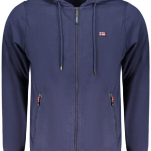 NORWAY 1963 MEN'S BLUE ZIP-UP SWEATSHIRT NORWAY 1963