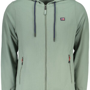 NORWAY 1963 MEN'S GREEN ZIP-UP SWEATSHIRT NORWAY 1963