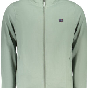 NORWAY 1963 MEN'S GREEN ZIP-UP SWEATSHIRT NORWAY 1963