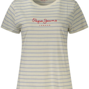 PEPE JEANS WOMEN'S SHORT-SLEEVE T-SHIRT WHITE PEPE JEANS