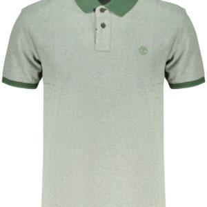 TIMBERLAND MEN'S SHORT-SLEEVE POLO SHIRT GREEN TIMBERLAND
