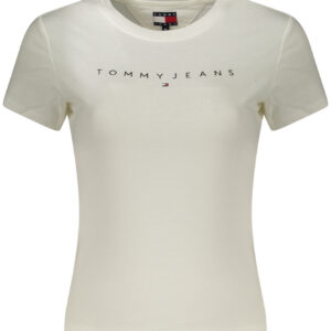 TOMMY HILFIGER WOMEN'S SHORT-SLEEVE T-SHIRT WHITE TOMMY HILFIGER