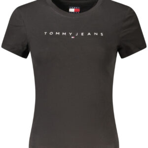 TOMMY HILFIGER WOMEN'S SHORT-SLEEVE T-SHIRT BLACK TOMMY HILFIGER