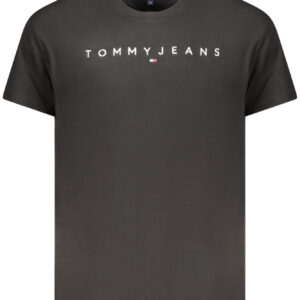TOMMY HILFIGER MEN'S SHORT-SLEEVE T-SHIRT BLACK TOMMY HILFIGER
