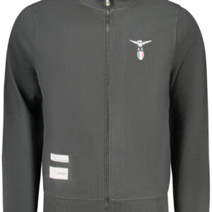 MILITARY ACADEMY MEN'S BLACK ZIP-UP SWEATSHIRT ACCADEMIA MILITARE