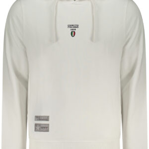 MILITARY ACADEMY MEN'S WHITE ZIP-UP SWEATSHIRT ACCADEMIA MILITARE