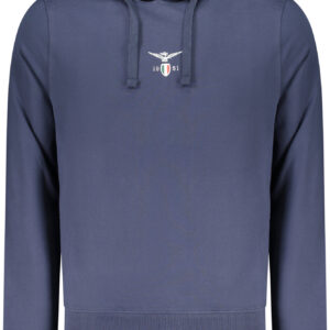 MILITARY ACADEMY MEN'S BLUE ZIP-UP SWEATSHIRT ACCADEMIA MILITARE