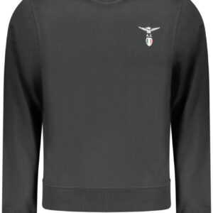 MILITARY ACADEMY MEN'S BLACK ZIP-UP SWEATSHIRT ACCADEMIA MILITARE