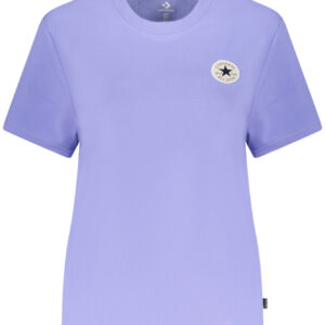 CONVERSE WOMEN'S SHORT-SLEEVE T-SHIRT PURPLE CONVERSE