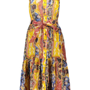 DESIGUAL WOMEN'S LONG DRESS YELLOW DESIGUAL