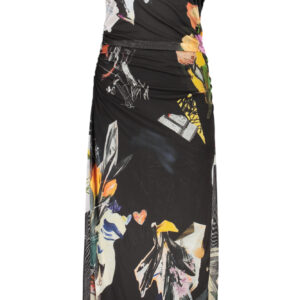 DESIGUAL WOMEN'S LONG BLACK DRESS DESIGUAL