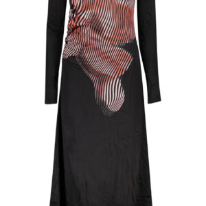 DESIGUAL WOMEN'S LONG BLACK DRESS DESIGUAL