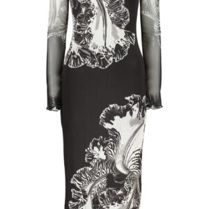 DESIGUAL WOMEN'S LONG BLACK DRESS DESIGUAL