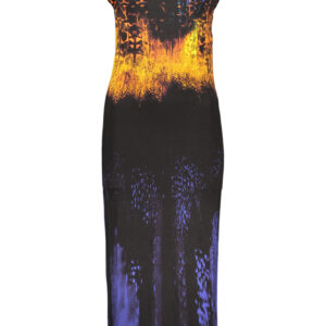 DESIGUAL WOMEN'S LONG BLACK DRESS DESIGUAL