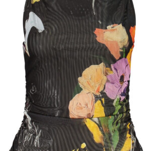 DESIGUAL WOMEN'S BLACK TANK TOP DESIGUAL