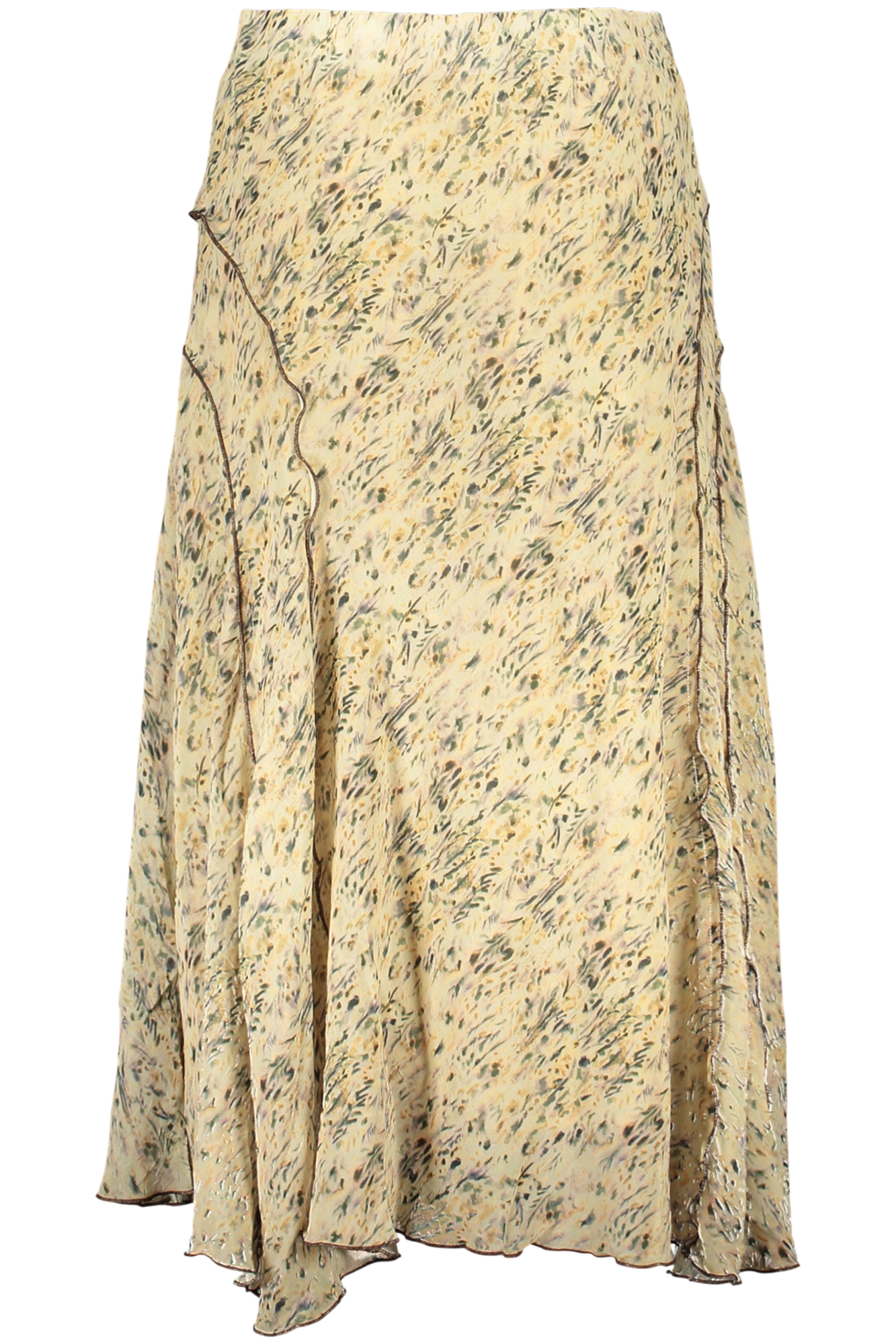 DESIGUAL WOMEN'S LONG SKIRT BEIGE - Image 2
