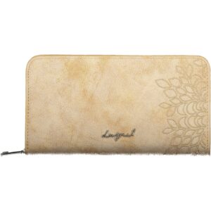 DESIGUAL WOMEN'S BEIGE WALLET DESIGUAL
