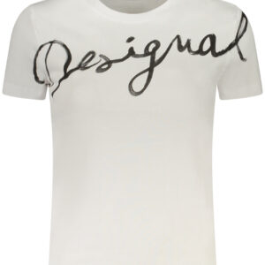 DESIGUAL WOMEN'S SHORT-SLEEVE T-SHIRT WHITE DESIGUAL