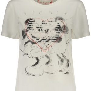 DESIGUAL WOMEN'S SHORT-SLEEVE T-SHIRT WHITE DESIGUAL