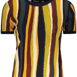 DESIGUAL WOMEN'S SHORT-SLEEVE T-SHIRT BLUE DESIGUAL