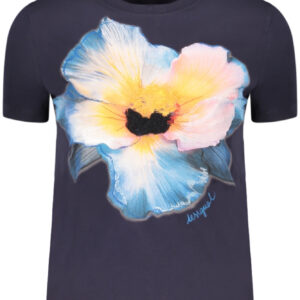 DESIGUAL WOMEN'S SHORT-SLEEVE T-SHIRT BLUE DESIGUAL