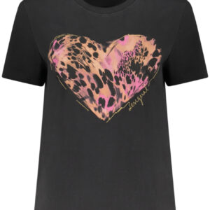 DESIGUAL WOMEN'S SHORT-SLEEVE T-SHIRT BLACK DESIGUAL