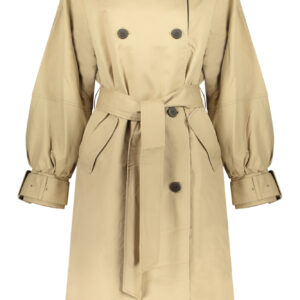 DESIGUAL WOMEN'S BEIGE TRENCH COAT DESIGUAL