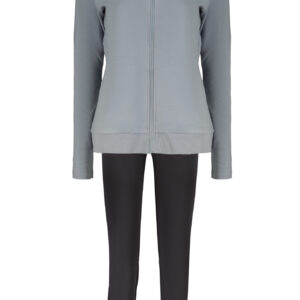 FREDDY WOMEN'S LIGHT BLUE ZIP-UP SWEATSHIRT FREDDY