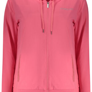 FREDDY WOMEN'S PINK ZIP-UP SWEATSHIRT FREDDY
