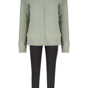 FREDDY WOMEN'S GREEN ZIP-UP SWEATSHIRT FREDDY