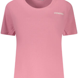 FREDDY WOMEN'S PINK SHORT-SLEEVE T-SHIRT FREDDY