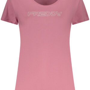FREDDY WOMEN'S PINK SHORT-SLEEVE T-SHIRT FREDDY