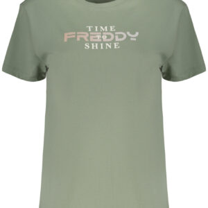 FREDDY WOMEN'S SHORT-SLEEVED GREEN T-SHIRT FREDDY