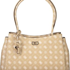 GUESS JEANS WOMEN'S BEIGE BAG GUESS JEANS