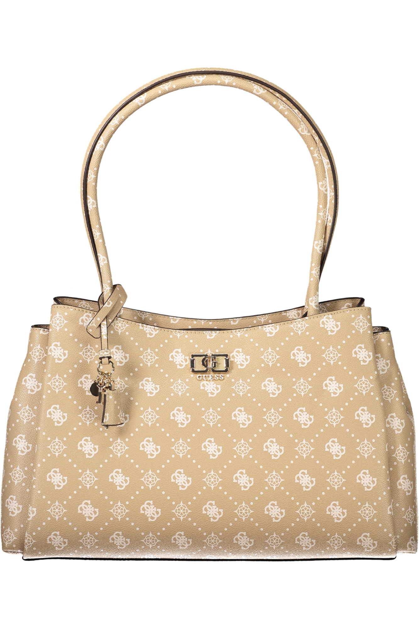 GUESS JEANS WOMEN'S BEIGE BAG GUESS JEANS